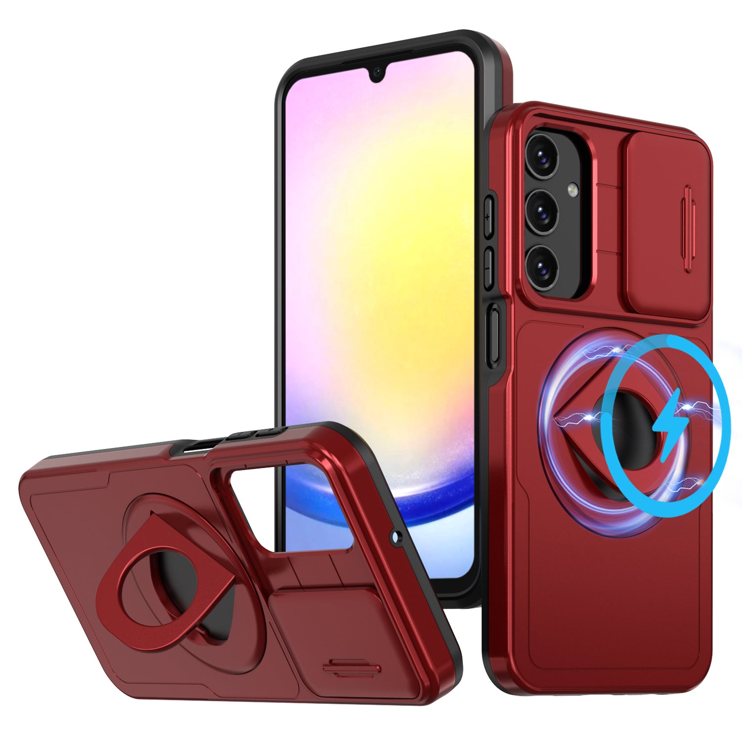 For Samsung Galaxy A15 4G / 5G Case Camera Lid TPU+PC Drop Protection Phone Cover For Samsung Galaxy A15 4G / 5G Case Camera Lid TPU+PC Drop Protection Phone Cover
